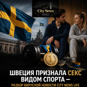Швеция признала секс видом спорта — разбор вирусной новости City News Life